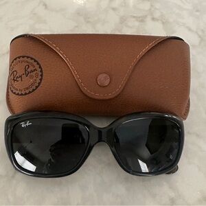 Ray-Ban Jackie Ohh Havana Tortoiseshell Sunglasses with Matching Case